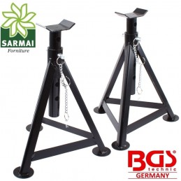 Coppia di cavalletti BGS 3002 per sostegno veicoli auto 3T 335-500 mm