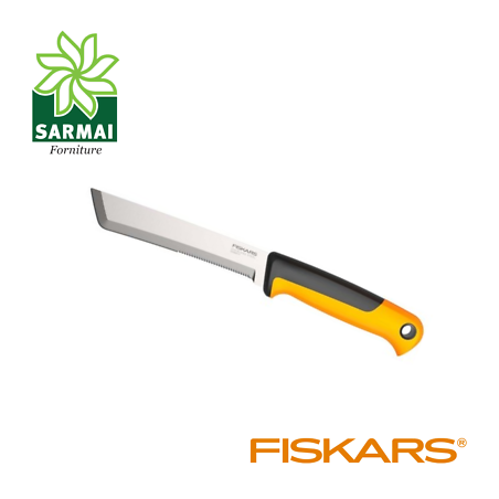 Fiskars K82 coltello per la raccolta verdure frutta a stelo duro lama 15 cm
