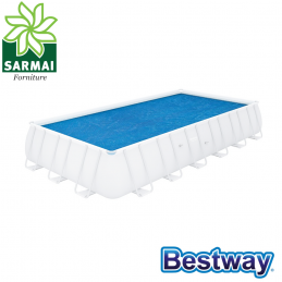 TELO COPERTURA SOLARE TERMICO PISCINA RETTANGOLARE 732x366 cm BESTWAY 58228