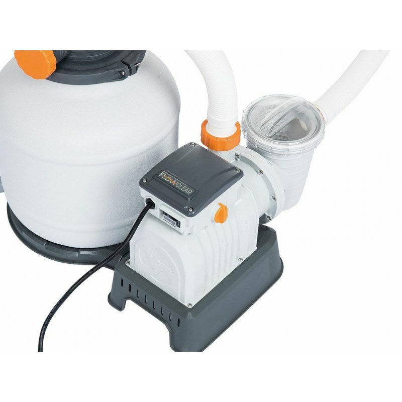 Bestway 58499 pompa a sabbia filtraggio piscine fuori terra con timer 8.327 L/H