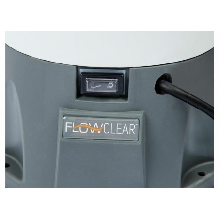 Bestway 58515 pompa a sabbia filtraggio piscine fuori terra 3.028 L/H tubi 32 mm