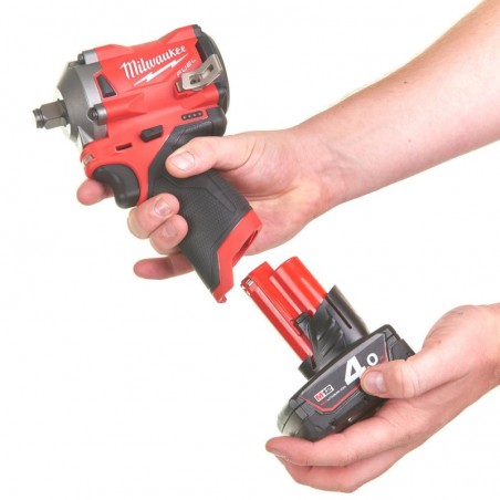 MILWAUKEE M12 FIWF12-422X trapano avvitatore ad impulsi 12V 339 Nm 1/2 completo