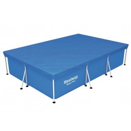 TELO COPERTURA COPRI PISCINA RETTANGOLARE Steel Pro cm 300x201 58106 Bestway