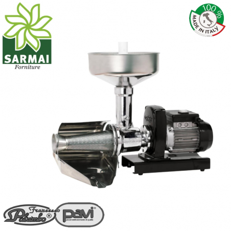 SPREMIPOMODORO ELETTRICO PALUMBO PAVI SM5 INOX HP 0,50 PASSAPOMODORO 250 Kg/h