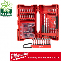 Milwaukee Set kit Punte Trapano Cacciavite 54 pz Shock wave inserti avvitatore