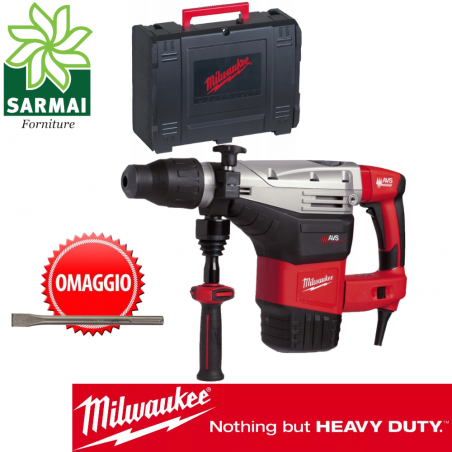 Milwaukee K750S Martello demolitore perforatore SDS MAX 1550W 11,9 J AVS 8 Kg