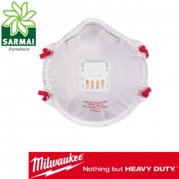 MILWAUKEE Mascherina facciale respiratore FFP2 NR D con valvola confezione 10 pz