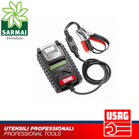 USAG 890 K TESTER DIGITALE BATTERIE DA 6 A 12V CON STAMPANTE TEST ALTERNATORE