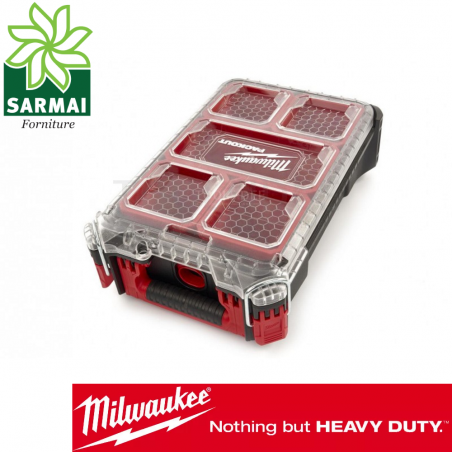 Milwaukee packout valigetta Organiser minuterie con 5 vaschette rimuovibili