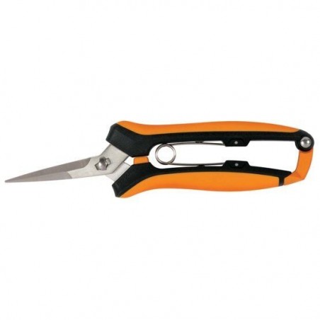 Fiskars SP160 Forbici per Fiori a Lame in Acciaio Inox Curve Lunghezza 17,1 cm