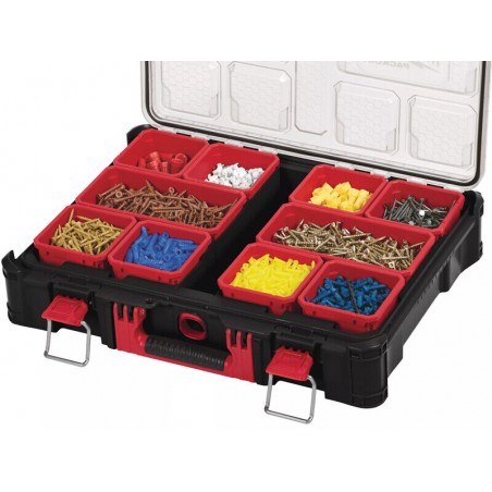 Milwaukee packout valigetta Organizer minuterie con 10 vaschette rimuovibili