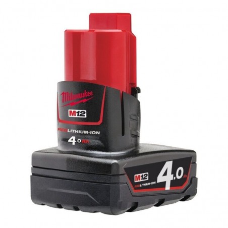 MILWAUKEE M12 B4 batteria 12V 4.0 Ah Li-Ion a ioni di litio 3 volte più potente