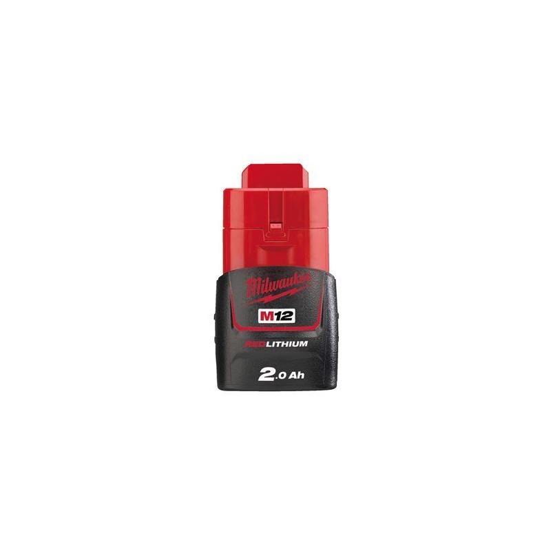 MILWAUKEE M12 B2 batteria 12V 2.0 Ah Li-Ion a ioni di litio 3 volte più potente