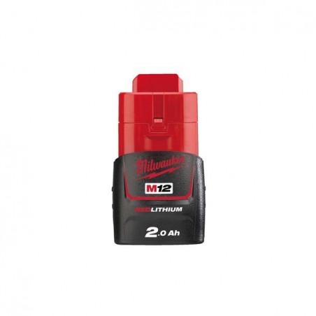 MILWAUKEE M12 B2 batteria 12V 2.0 Ah Li-Ion a ioni di litio 3 volte più potente