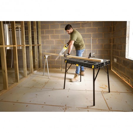 Banco da lavoro STANLEY ESSENTIAL portatile pieghevole 85x30 cm 320Kg