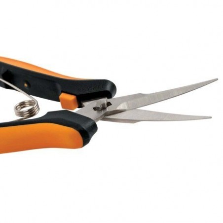 Fiskars SP160 Forbici per Fiori a Lame in Acciaio Inox Curve Lunghezza 17,1 cm