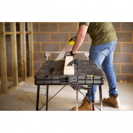 Banco da lavoro STANLEY ESSENTIAL portatile pieghevole 85x30 cm 320Kg