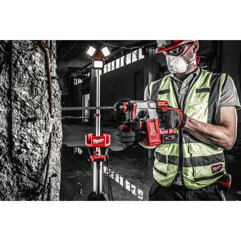Milwaukee M18 BLHX-0X tassellatore SDS- PLUS doppio mandrino Fixtec solo corpo