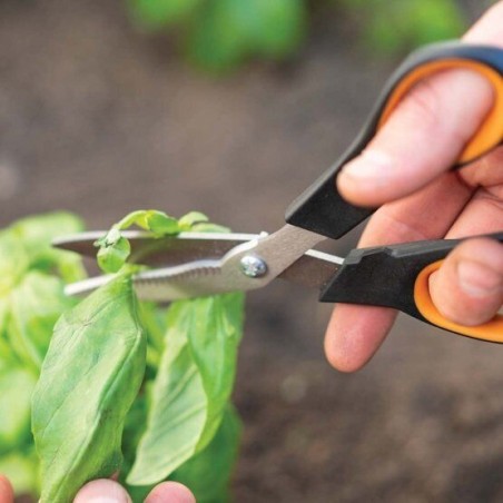 FISKARS SP240 forbici cogli verdure lunghezza cm 26,5 lama in acciaio inox