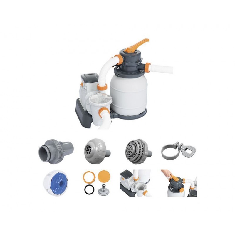 Pompa Filtro A Sabbia Bestway 58497 Flowclear Da 5.678 lt/h per Piscina
