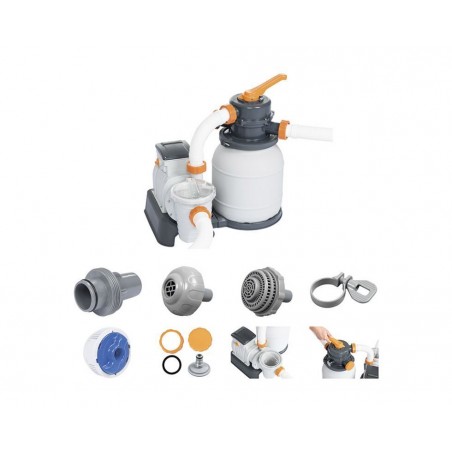 Pompa Filtro A Sabbia Bestway 58497 Flowclear Da 5.678 lt/h per Piscina