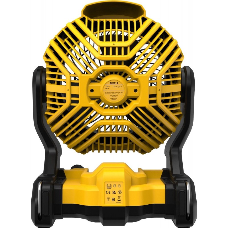 DEWALT DCE512N Ventilatore a pavimento a batteria 18 Volt (SOLO CORPO) 1680 m³h