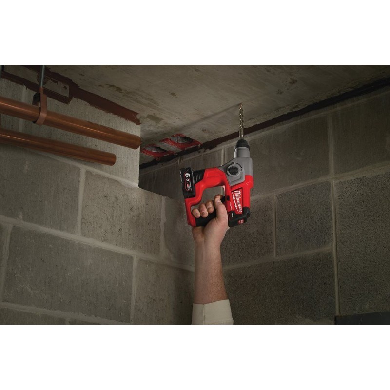 MILWAUKEE M12 CH-0X Tassellatore SDS-PLUS super leggero 12V 1,1 J solo corpo