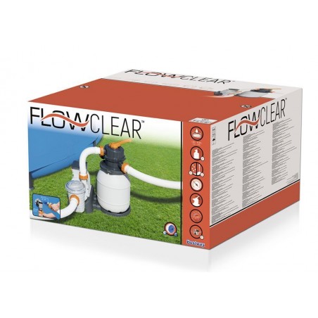 Pompa Filtro A Sabbia Bestway 58497 Flowclear Da 5.678 lt/h per Piscina