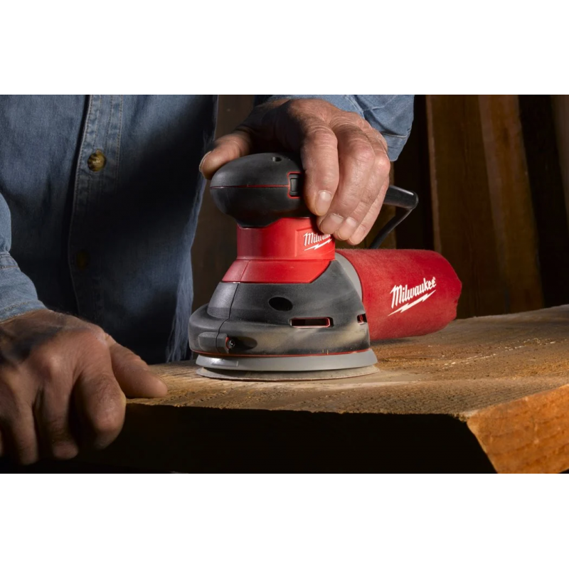 MILWAUKEE ROS 125E levigatrice roto-orbitale 125 mm 300W con velocità regolabile