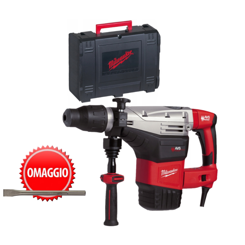 Milwaukee K750S Martello demolitore perforatore SDS MAX 1550W 11,9 J AVS 8 Kg