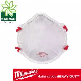 MILWAUKEE Mascherina facciale respiratore FFP2 NR D conchiglia confezione 20 pz