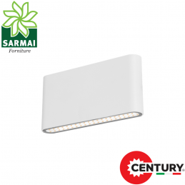 Applique da esterno e interno luce led 4000k 820 lumen 12 watt century forma