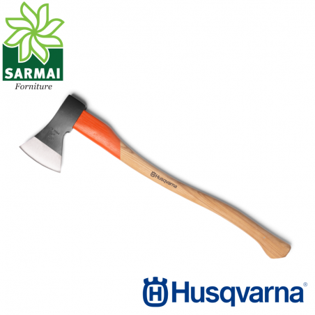 Ascia da taglio universale Husqvarna manico in legno di frassino 70 cm 1,7 Kg