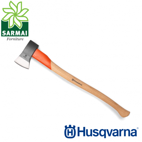 Ascia da spacco pesante Husqvarna manico in legno di frassino 80 cm 3,2 Kg