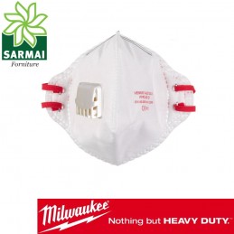 MILWAUKEE Mascherina facciale respiratore FFP2 NR D pieghevole con valvola 15 pz