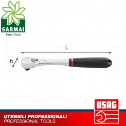 USAG CHIAVE A CRICCHETTO REVERSIBILE SIGILLATO SUPER PROFESSIONALE Mod 237 B