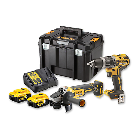 DeWALT DCK2080P2 kit utensili BRUSHLESS 18V DCD796 + DCG405 in valigia completo