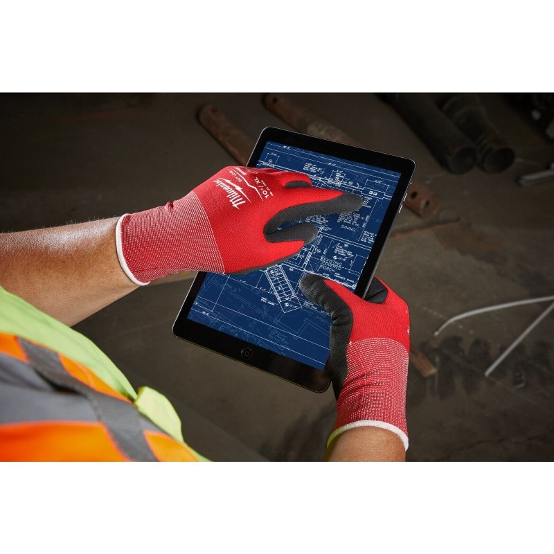 MILWAUKEE GUANTI ANTITAGLIO CATEGORIA LIVELLO 1/A VARIE TAGLIE COMPATIBILE TOUCHSCREEN