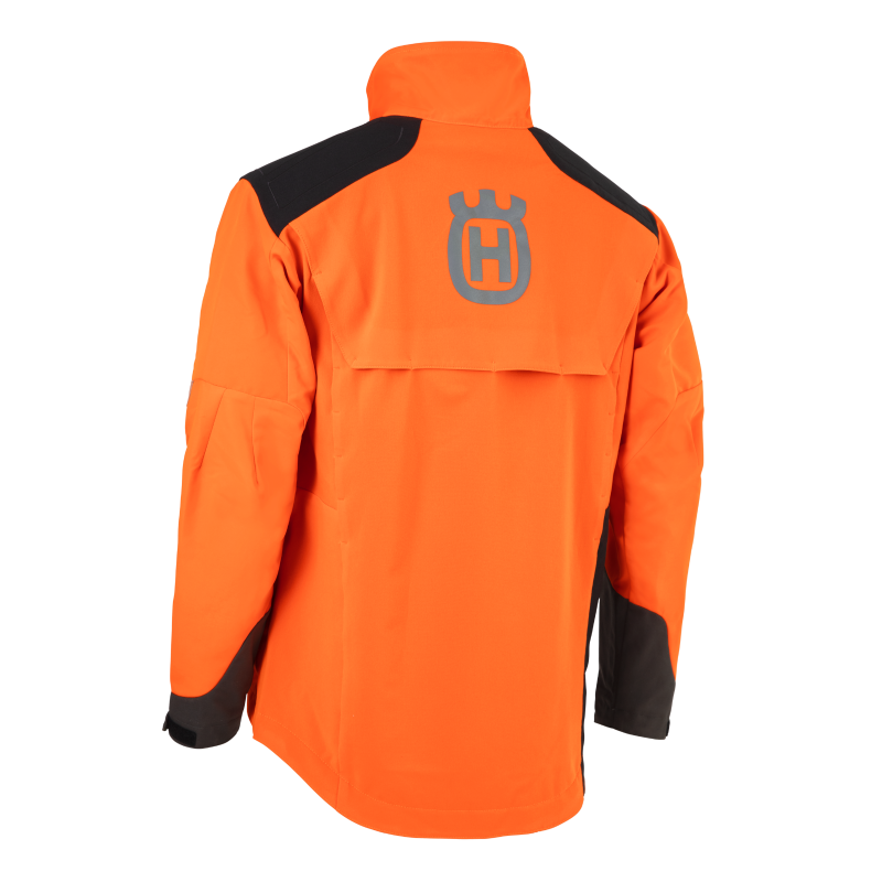Husqvarna Technical logo catarifrangente giacca lavoro forestale decespugliatore