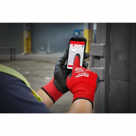 MILWAUKEE GUANTI ANTITAGLIO CATEGORIA 3/C VARIE TAGLIE COMPATIBILI TOUCH SCREEN