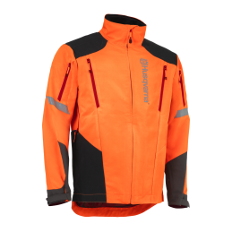 Husqvarna Technical logo catarifrangente giacca lavoro forestale decespugliatore