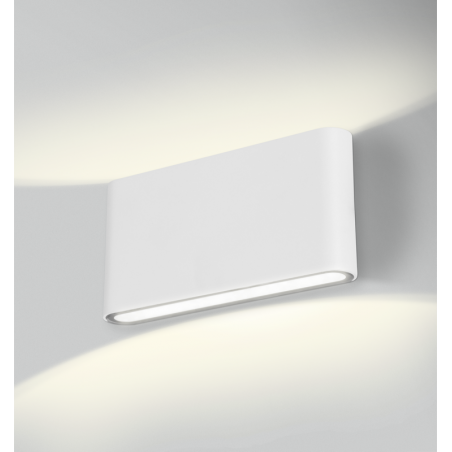 Applique da esterno e interno luce led 4000k 820 lumen 12 watt century forma
