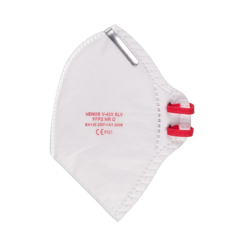 MILWAUKEE Mascherina facciale respiratore FFP2 NR D pieghevole con valvola 15 pz