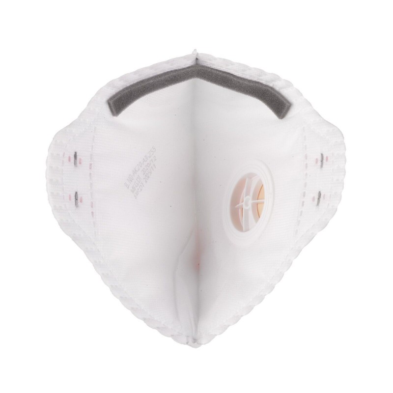 MILWAUKEE Mascherina facciale respiratore FFP2 NR D pieghevole con valvola 15 pz