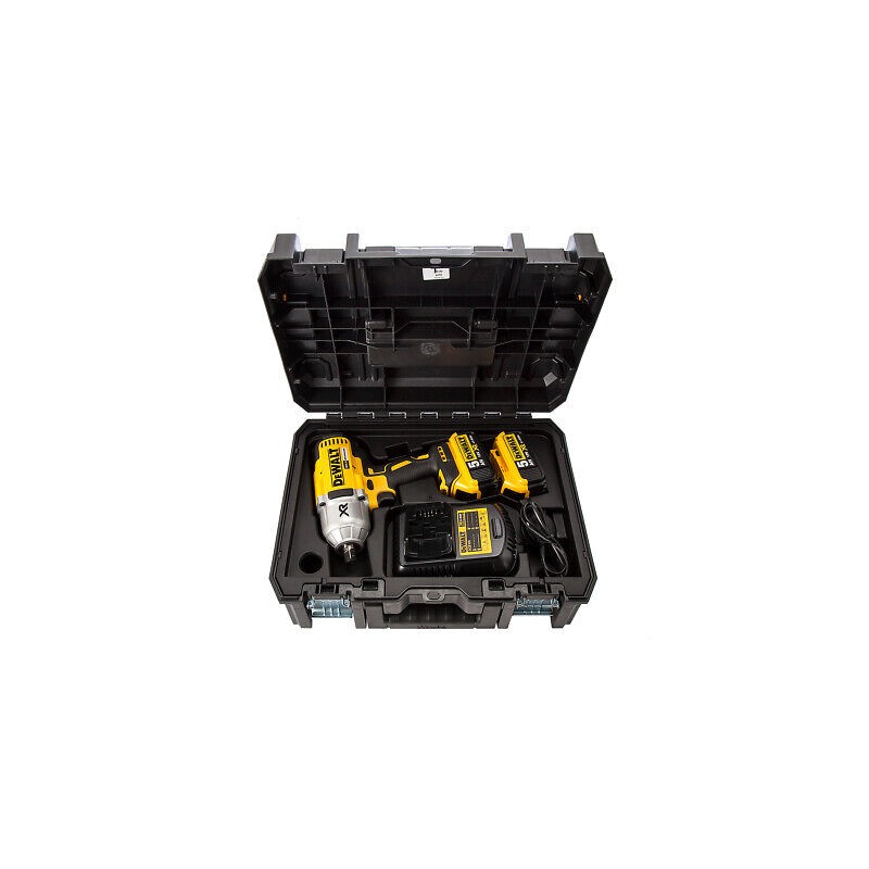DeWALT DCF899P2 AVVITATORE AD IMPULSI ALTA POTENZA ATTACCO 1/2 18V kit 2x 5 Ah