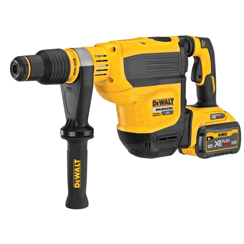 DeWALT DCH614X2 Martello Demolitore perforatore 54V 10.5J SDS-MAX con 2 batterie