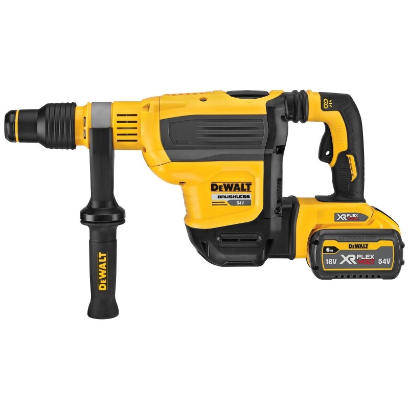 DeWALT DCH614X2 Martello Demolitore perforatore 54V 10.5J SDS-MAX con 2 batterie