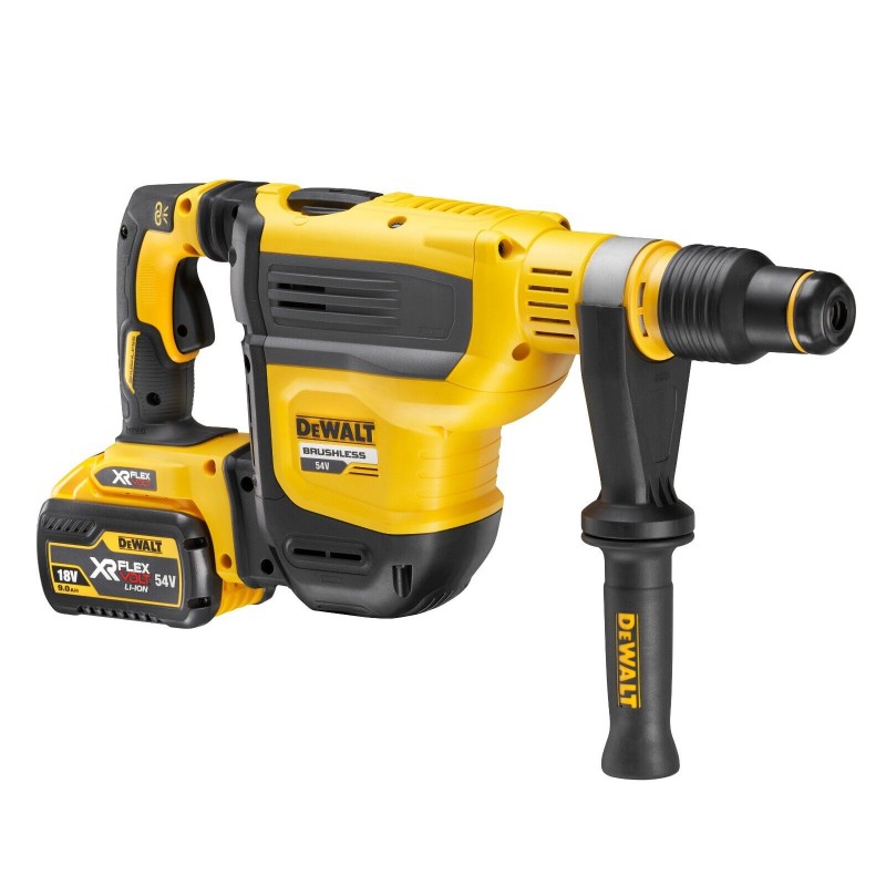 DeWALT DCH614X2 Martello Demolitore perforatore 54V 10.5J SDS-MAX con 2 batterie