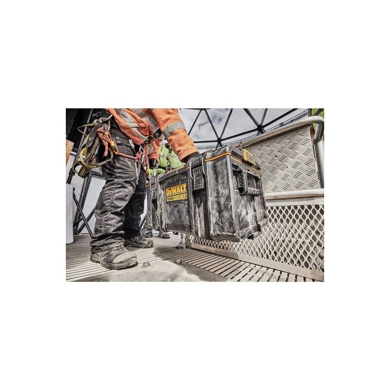 Cassetta porta oggetti attrezzi impilabile TOUGHSYSTEM DEWALT DS300 35L
