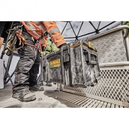 Cassetta porta oggetti attrezzi impilabile TOUGHSYSTEM DEWALT DS300 35L